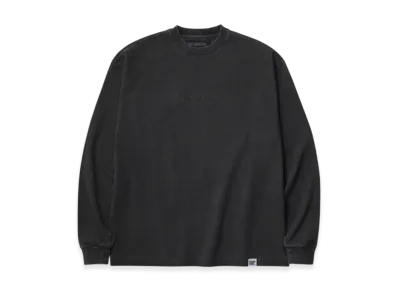 NEIGHBORHOOD Pigment Dyed Crewneck LS "Black"