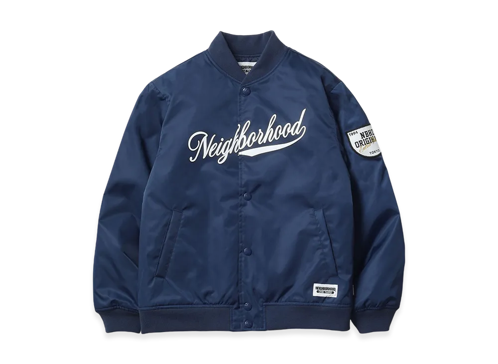 NEIGHBORHOOD Ot. Baseball Jacket "Navy"