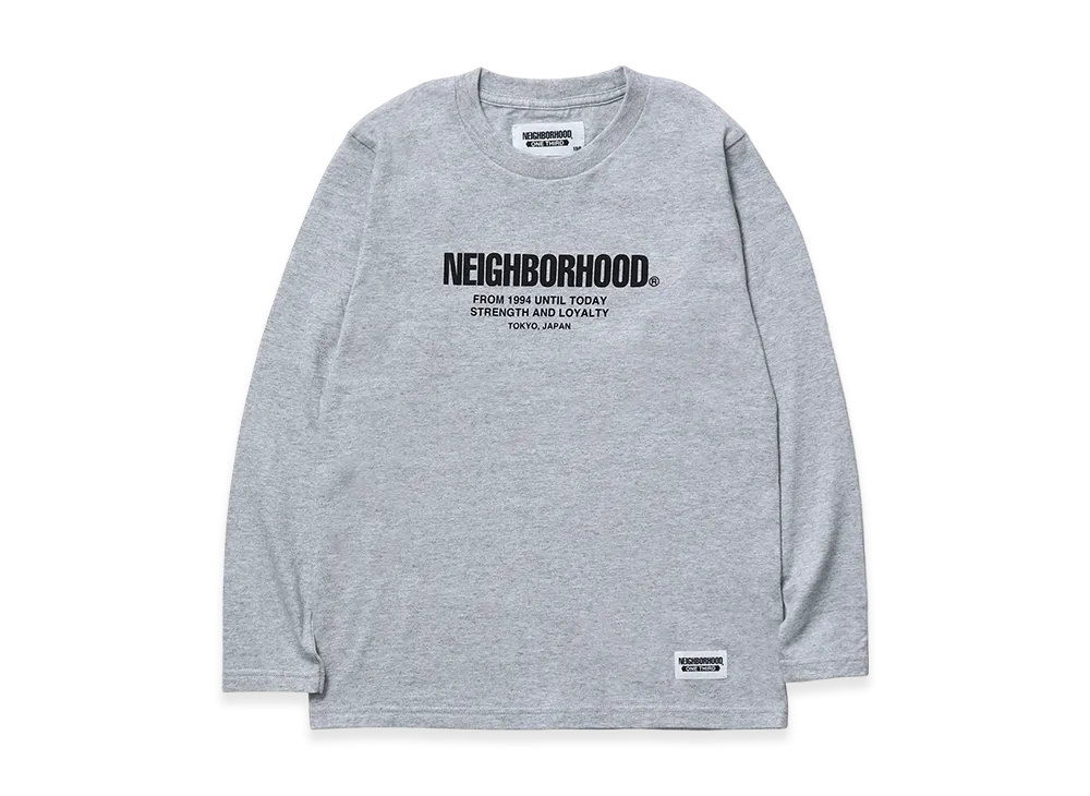 NEIGHBORHOOD Ot. Tee LS-3 "Gray"