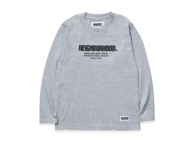 NEIGHBORHOOD Ot. Tee LS-3 "Gray"