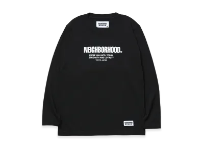 NEIGHBORHOOD Ot. Tee LS-3 "Black"