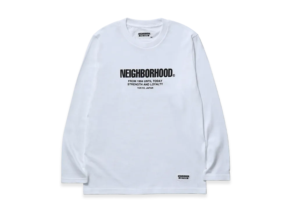 NEIGHBORHOOD Ot. Tee LS-3 "White"