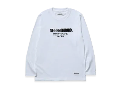 NEIGHBORHOOD Ot. Tee LS-3 "White"