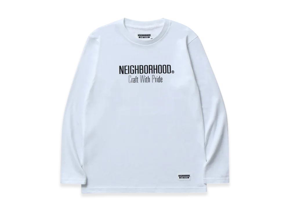 NEIGHBORHOOD Ot. Tee LS-4 "White"