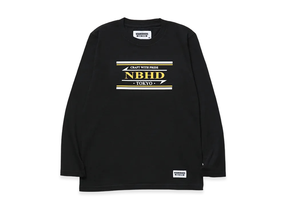 NEIGHBORHOOD Ot. Tee LS-5 "Black"