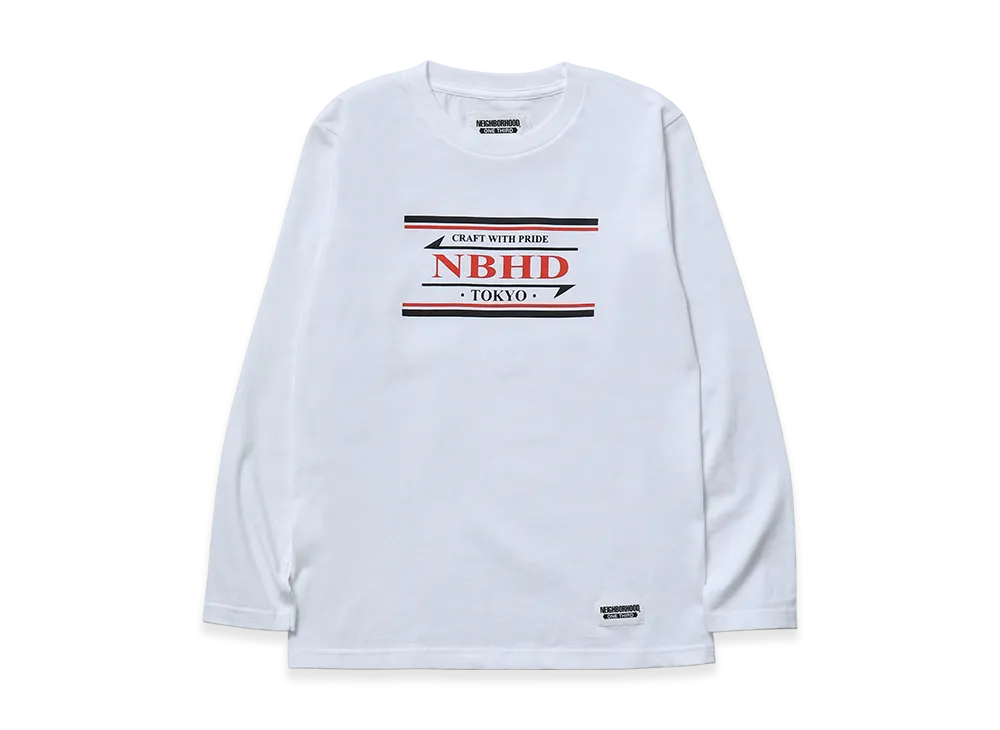 NEIGHBORHOOD Ot. Tee LS-5 "White"