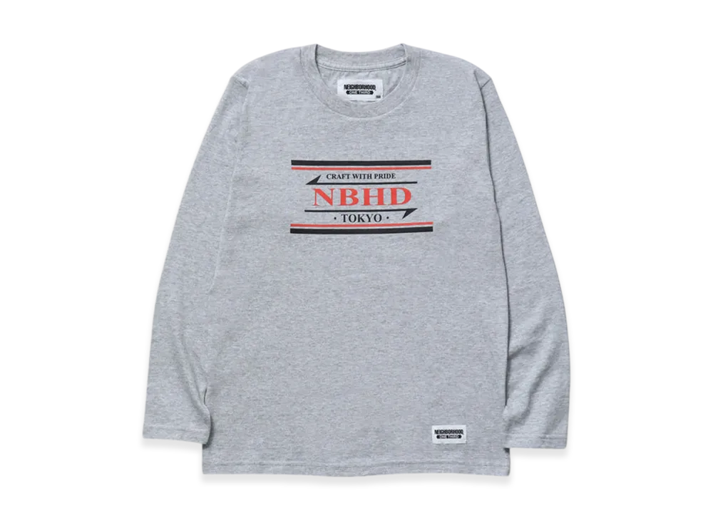 NEIGHBORHOOD Ot. Tee LS-5 "Gray"