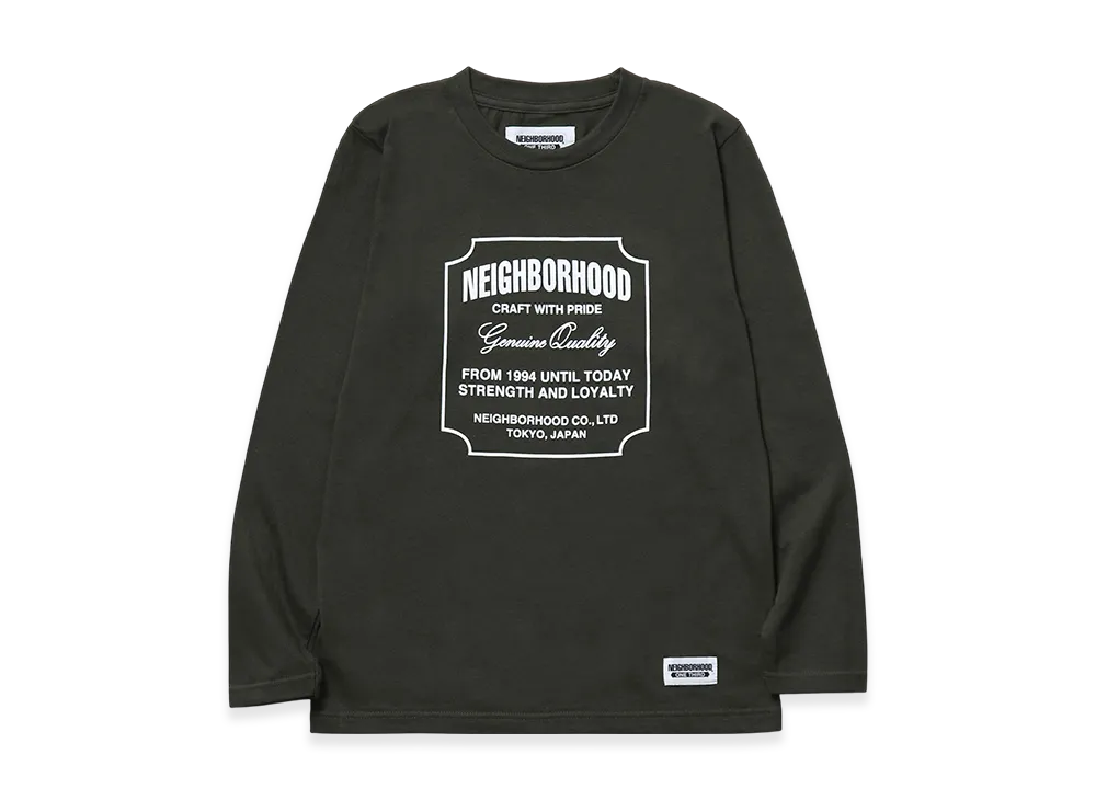NEIGHBORHOOD Ot. Tee LS-6 "Olive Drab"