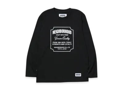 NEIGHBORHOOD Ot. Tee LS-6 "Black"