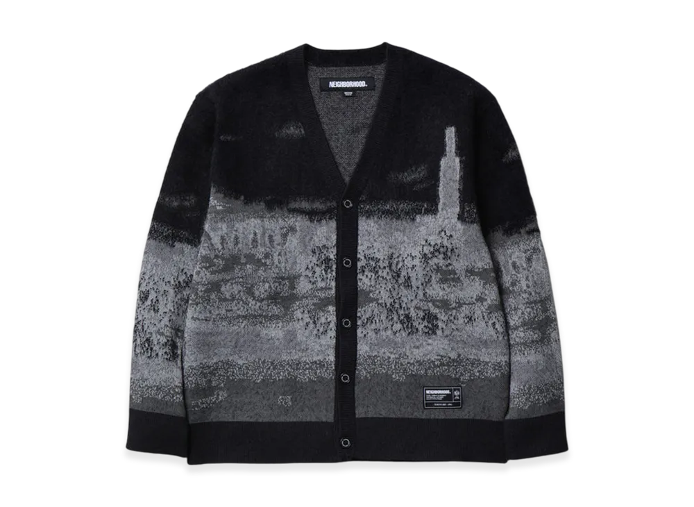 NEIGHBORHOOD Jacquard Cardigan "Black"