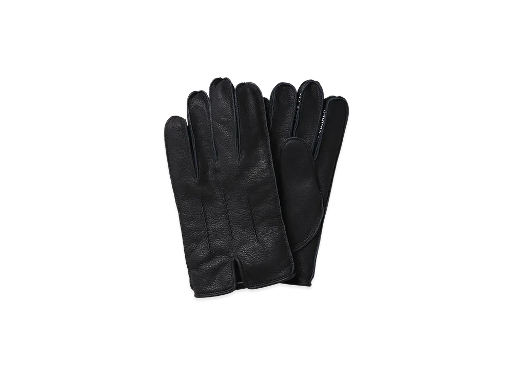NEIGHBORHOOD Leather EMB Gloves "Black"