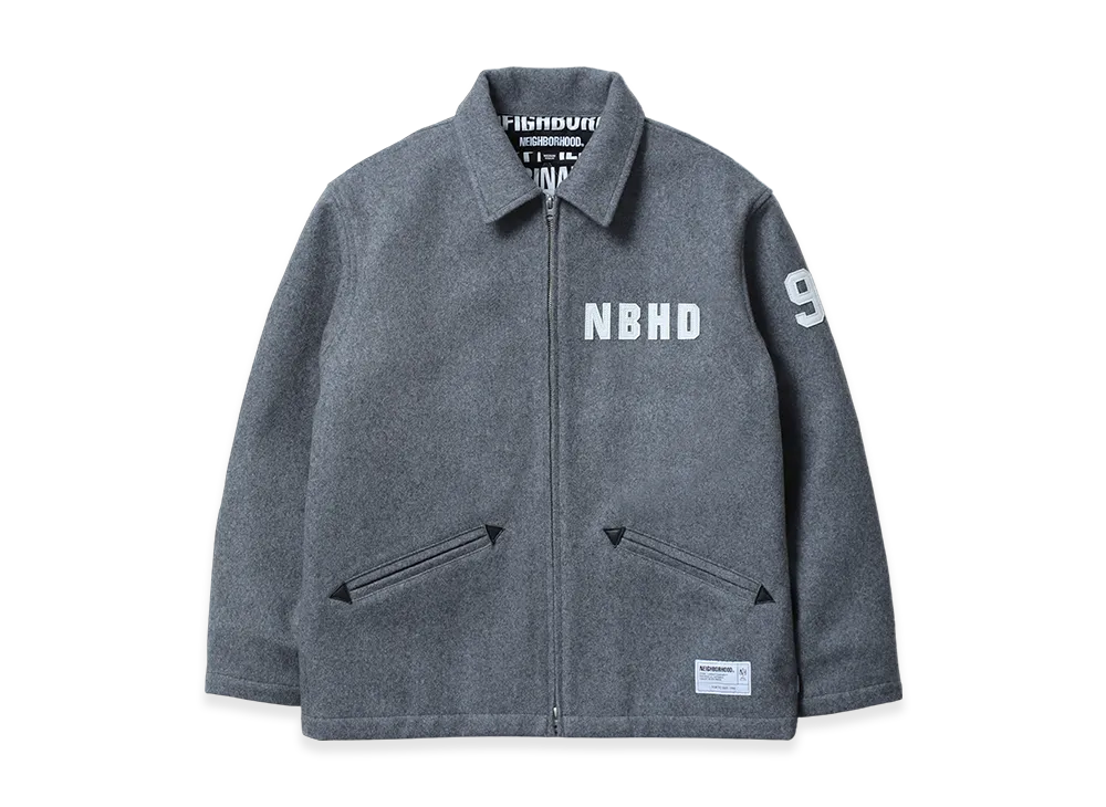 NEIGHBORHOOD Melton Jacket "Gray"