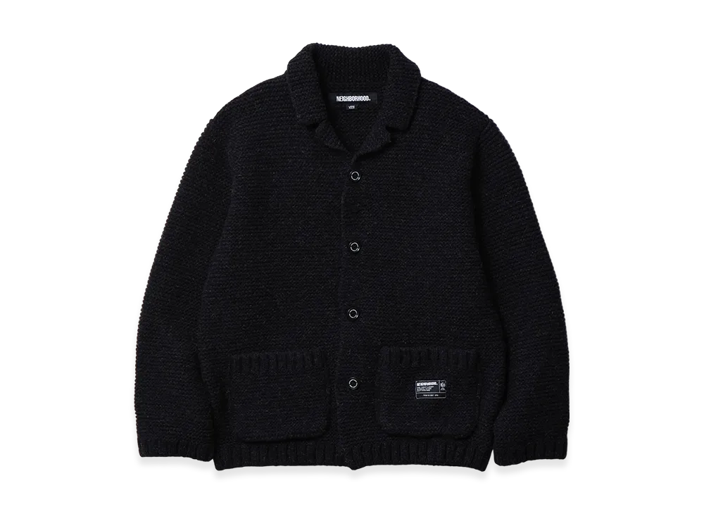 NEIGHBORHOOD Shetland Knit Jacket "Black"