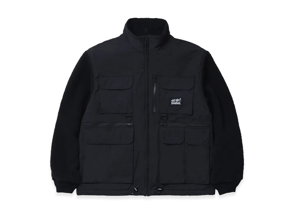 NEIGHBORHOOD x Eddie Bauer Fleece Fishing Jacket "Black"