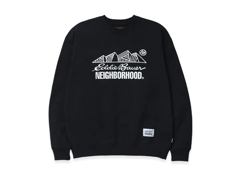 NEIGHBORHOOD x Eddie Bauer Classic Sweat Shirt LS "Black"