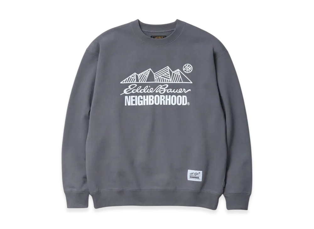 NEIGHBORHOOD x Eddie Bauer Classic Sweat Shirt LS "Gray"