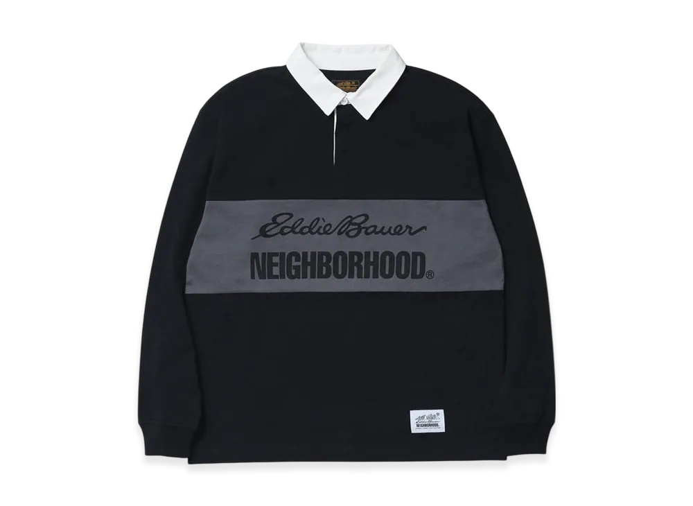 NEIGHBORHOOD x Eddie Bauer Rugby Shirt LS "Black"