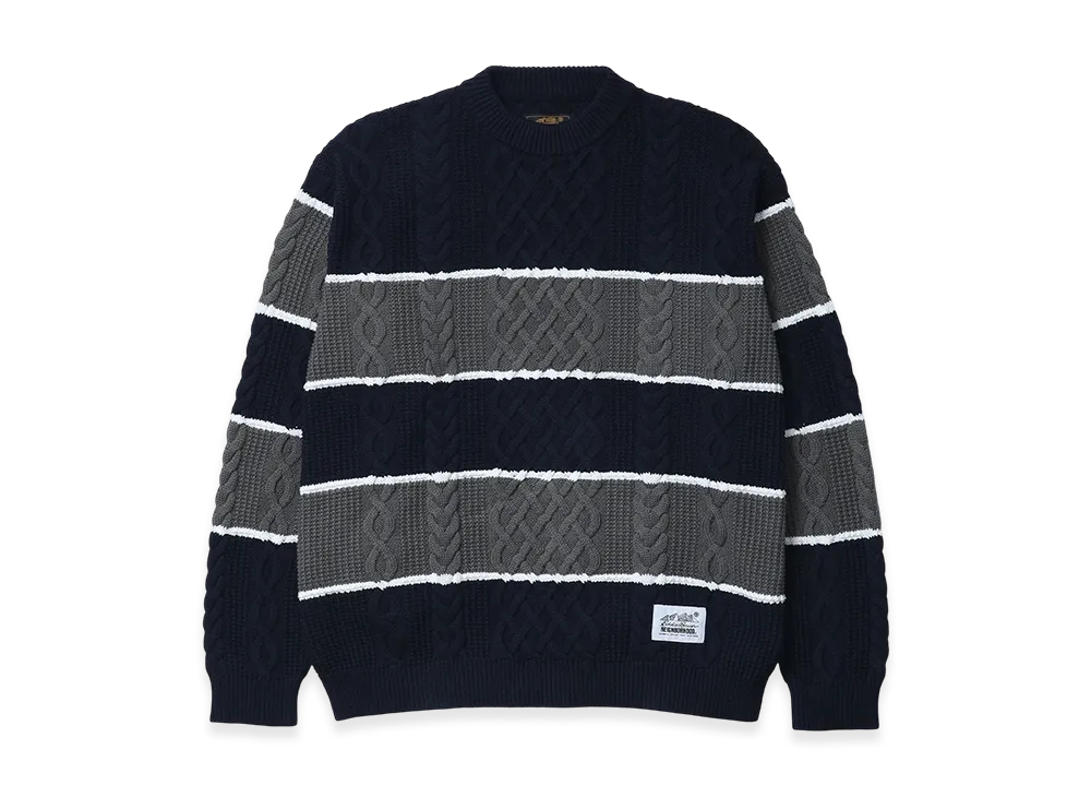 NEIGHBORHOOD x Eddie Bauer Border Cable Knit "Navy"