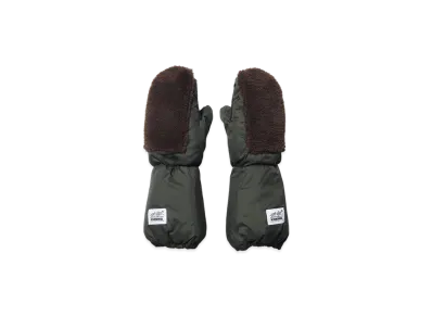 NEIGHBORHOOD x Eddie Bauer Down Mittens "Olive Drab"