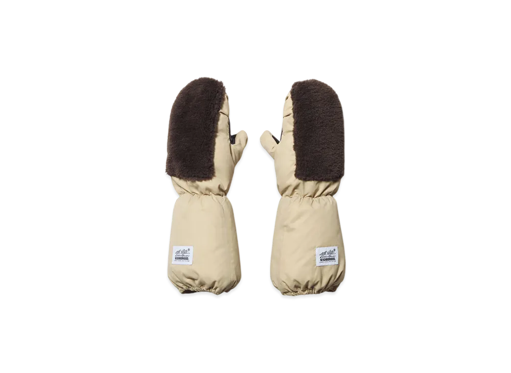 NEIGHBORHOOD x Eddie Bauer Down Mittens "Beige"