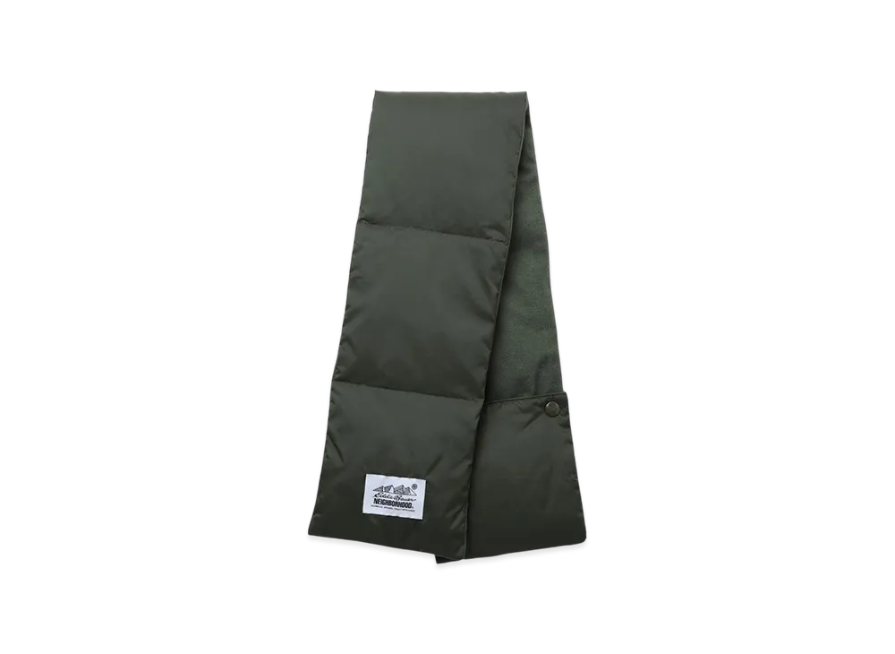 NEIGHBORHOOD x Eddie Bauer Down Muffler "Olive Drab"