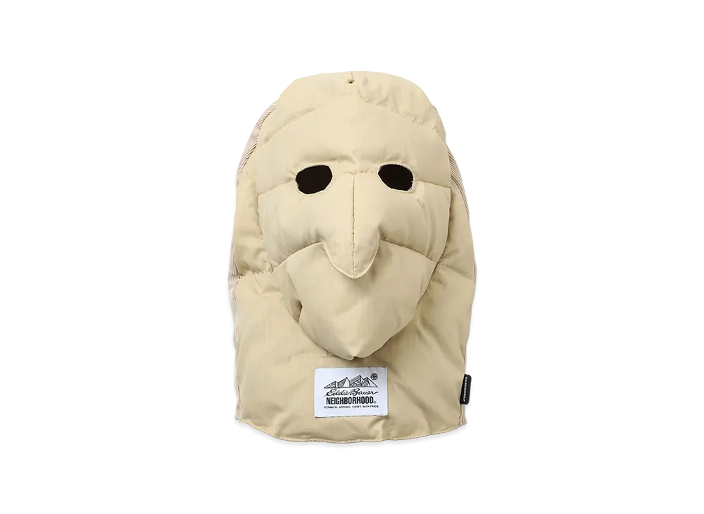 NEIGHBORHOOD x Eddie Bauer Down Face Mask "Beige"