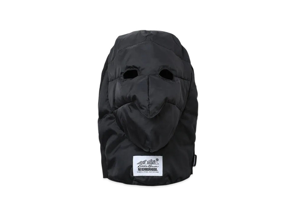 NEIGHBORHOOD x Eddie Bauer Down Face Mask "Black"