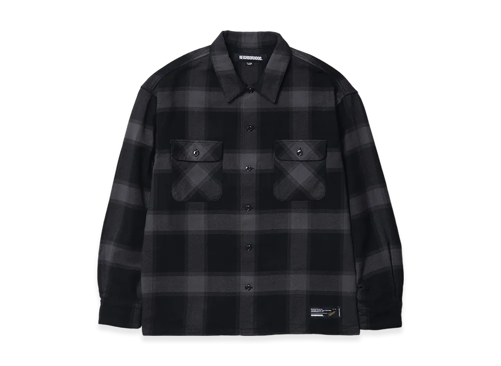 NEIGHBORHOOD Buffalo Check Shirt LS "Gray"