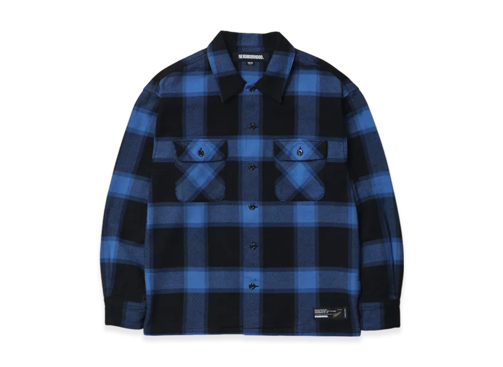 NEIGHBORHOOD Buffalo Check Shirt LS "Blue"