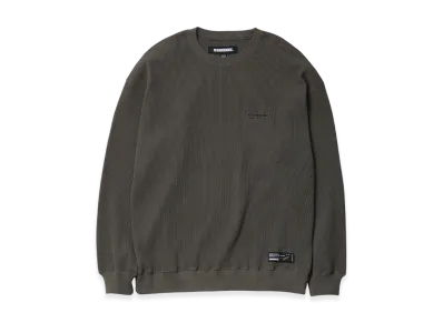 NEIGHBORHOOD Waffle Fabric Crewneck LS-1 "Olive Drab"