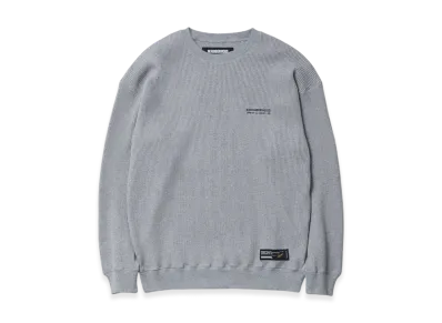 NEIGHBORHOOD Waffle Fabric Crewneck LS-1 "Gray"