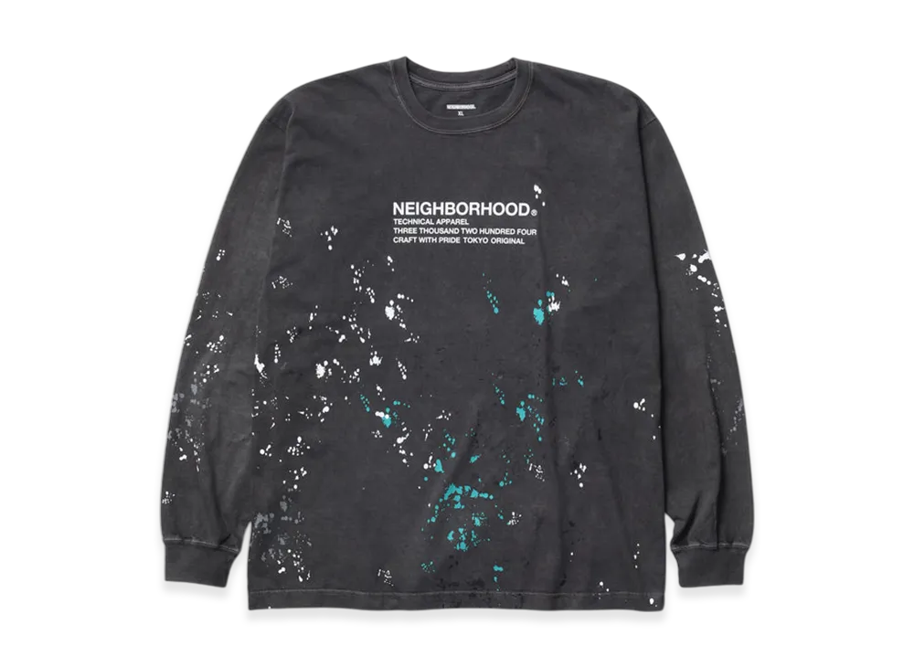 NEIGHBORHOOD NH. Tee LS-18 "Black"