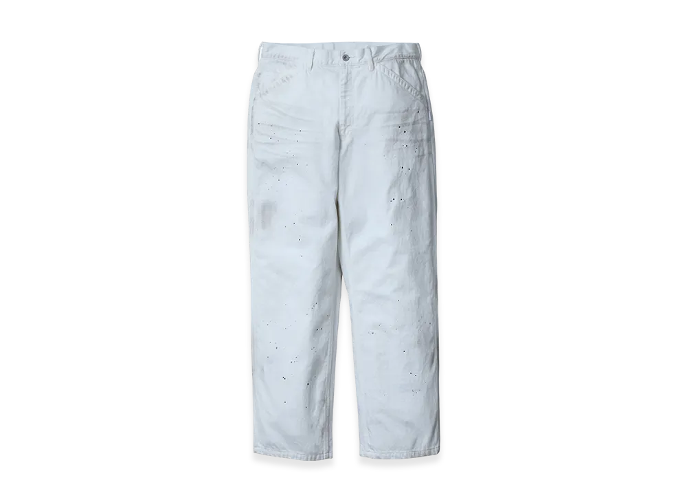 NEIGHBORHOOD BW. Washed Utility Pants "White"