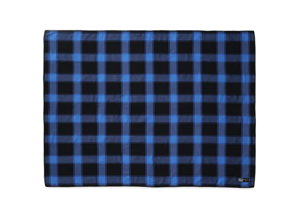 NEIGHBORHOOD Buffalo Check Blanket "Blue"