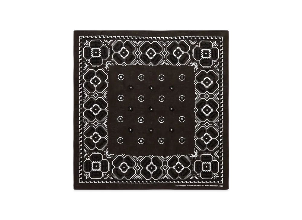 NEIGHBORHOOD x CLOT Bandana "Olive Drab"