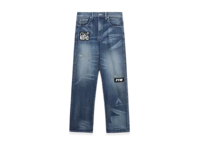 NEIGHBORHOOD x CLOT Savage Denim Deep Basic Pants "Indigo"