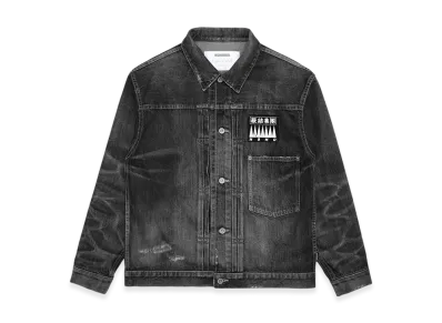 NEIGHBORHOOD x CLOT Savage Denim Type-1 Jacket "Black"