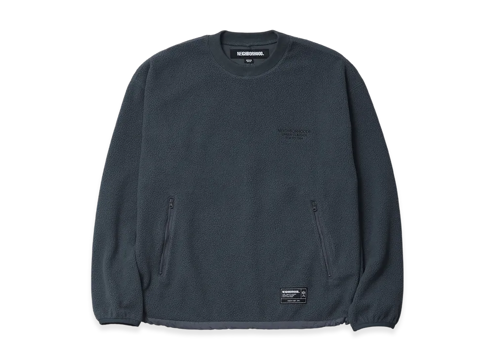 NEIGHBORHOOD Fleece Crewneck LS "Gray"