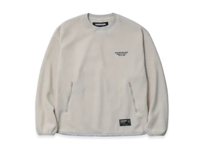 NEIGHBORHOOD Fleece Crewneck LS "Off White"