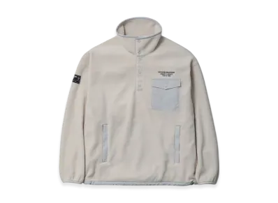 NEIGHBORHOOD Fleece Stand Collar LS "Off White"
