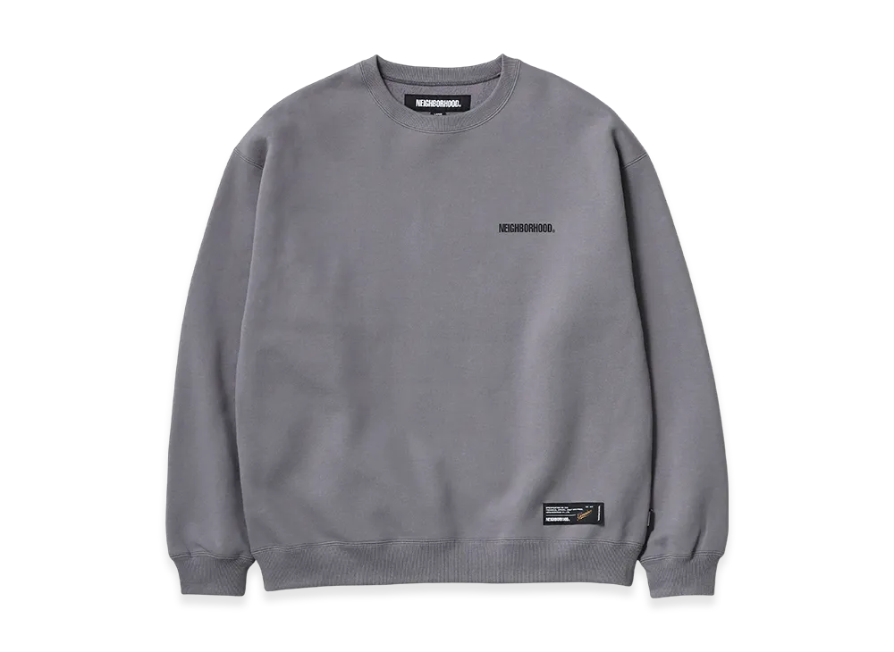 NEIGHBORHOOD Plain Sweat Crewneck LS 