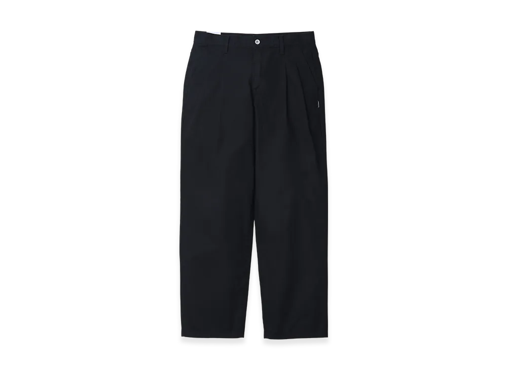 NEIGHBORHOOD Baggy Silhouette Two Tuck Pants "Black"