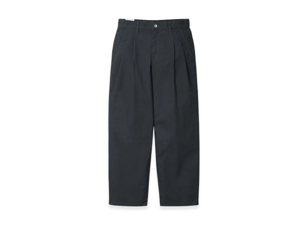 NEIGHBORHOOD Baggy Silhouette Two Tuck Pants "Charcoal"