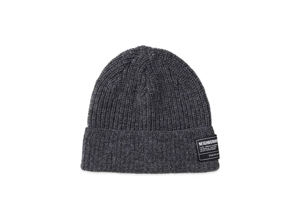 NEIGHBORHOOD JP Beanie "Charcoal"