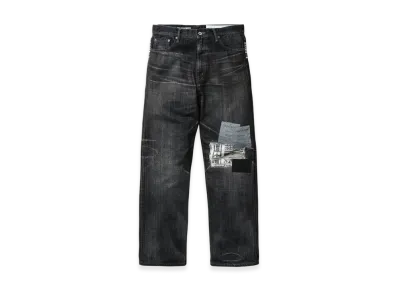 NEIGHBORHOOD x Yohji Yamamoto POUR HOMME Savage Denim DP Basic Pants "Black"