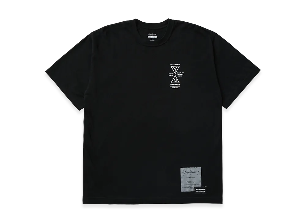 NEIGHBORHOOD x Yohji Yamamoto POUR HOMME Tee SS-1 "Black"