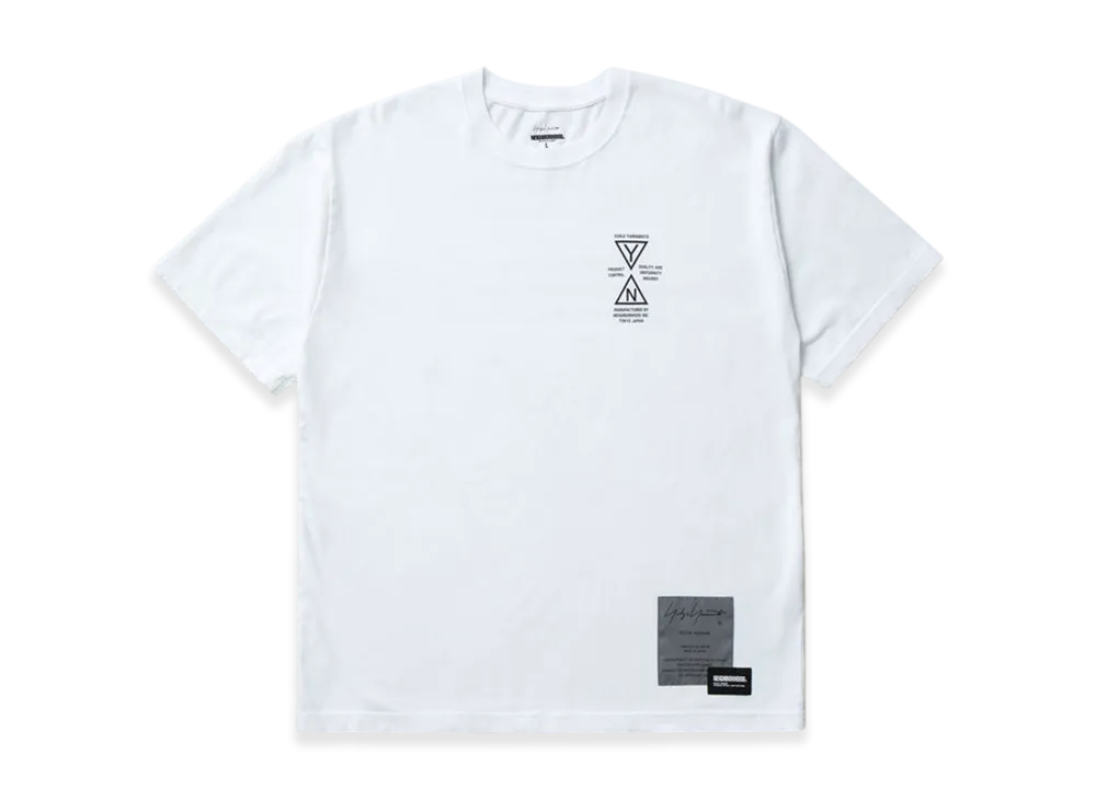 NEIGHBORHOOD x Yohji Yamamoto POUR HOMME Tee SS-1 "White"