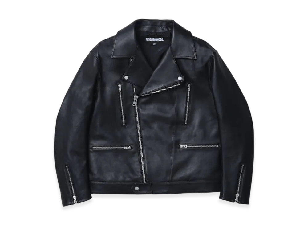 NEIGHBORHOOD Leather Riders Jacket "Black"