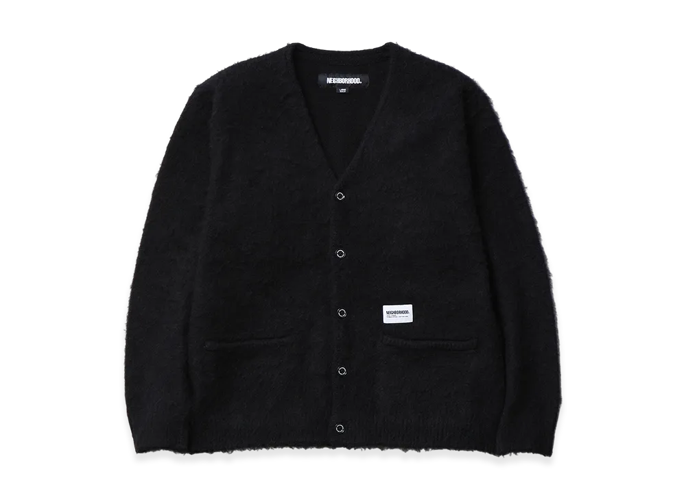 NEIGHBORHOOD Mohair Cardigan "Black"