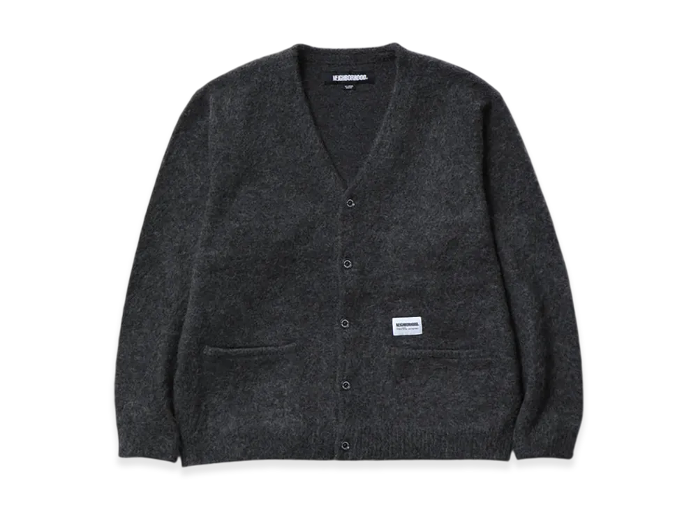 NEIGHBORHOOD Mohair Cardigan "Charcoal"